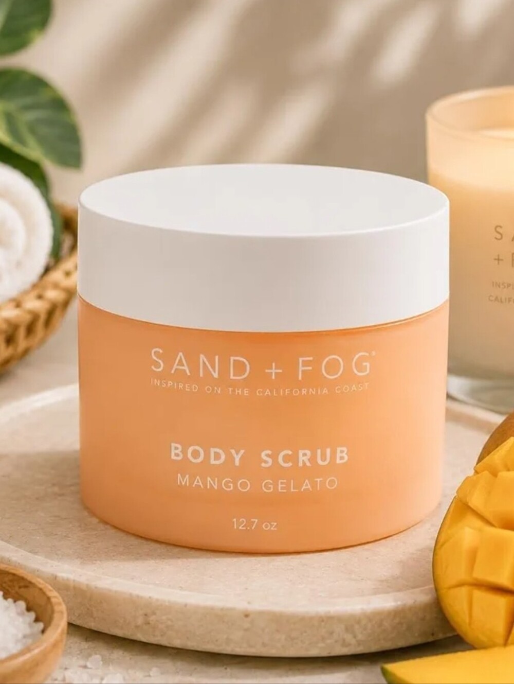 Sand + Fog Mango Gelato Body Scrub ~ 12.7 oz